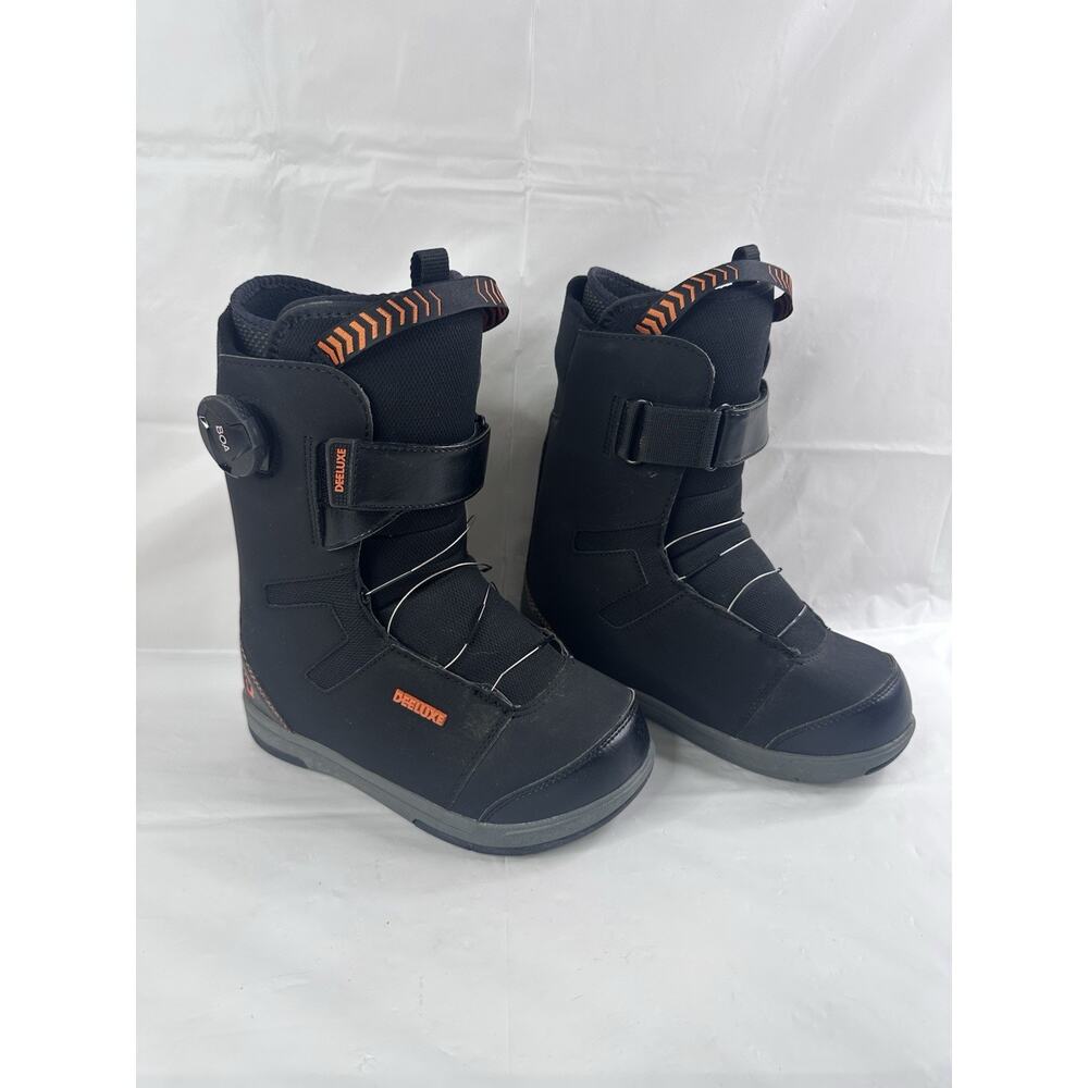 Deeluxe Union Cadet Kid's 5 Snowboard Boots Black Outdoor Sports